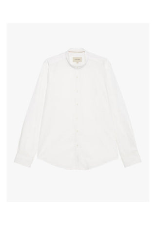 GIANNI LUPO Camicia in cotone alla coreana.