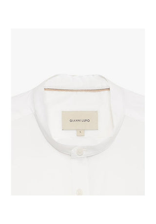 GIANNI LUPO Camicia in cotone alla coreana.
