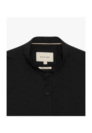 GIANNI LUPO Camicia in cotone alla coreana.