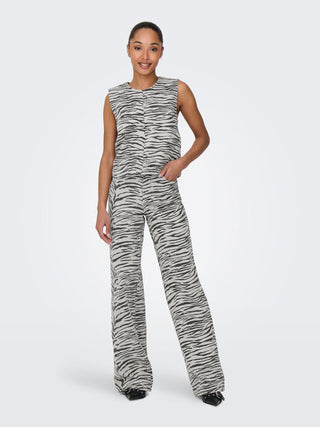 Only Jeans a gamba larga ONLHOPE Vita alta