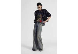 DIXIE P881Y082 JEANS Jeans a gamba larga vita alta