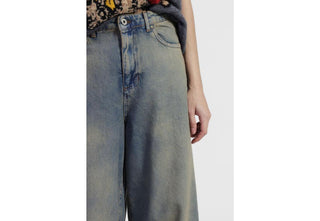 DIXIE P881Y082 JEANS Jeans a gamba larga vita alta