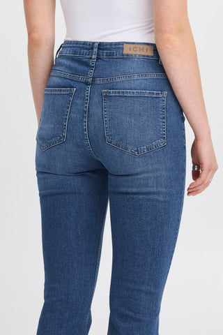 ICHI Jeans a vita alta a zampa IHTWIGGY