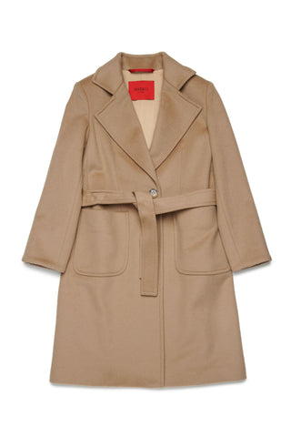 MAX&Co. Cappotto in lana con cintura in vita