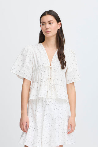 ICHI Blusa aperta