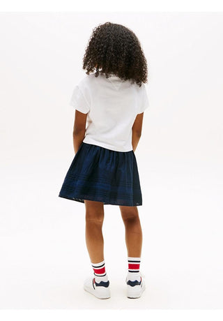Tommy Hilfiger T-shirt relaxed fit con logo in raso