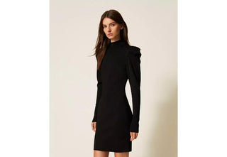 TWINSET ACTITUDE 252AT3010 ABITI Abito corto in maglia con drappeggio