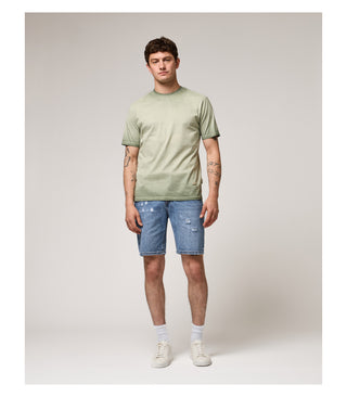 GIANNI LUPO Bermuda di jeans regular con rotture