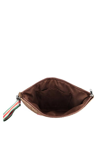LE PANDORINE Pochette Rafia Chapeau