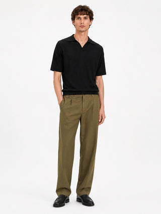 BERNA Polo in filo Collo Derby