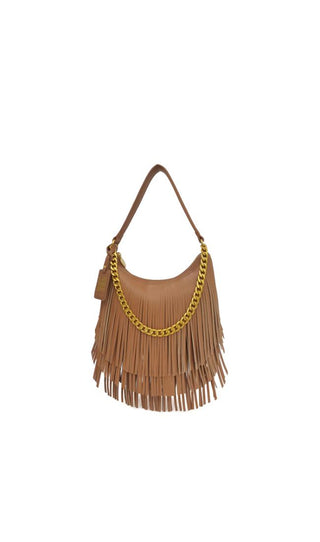 LE PANDORINE Mini Sacca Fringe Con Catena