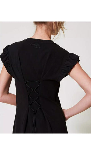 TWINSET ACTITUDE Abito longuette con coulisse