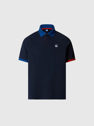 NORTH SAILS Polo con dettagli a contrasto