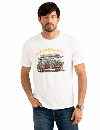 FREDMELLO T-Shirt girocollo con stampa