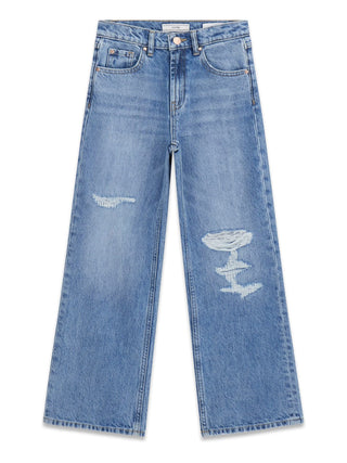 GUESS JEANS Jeans a Palazzo con strappi