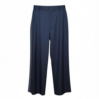 KARMA 322550128 PANTALONI Pantaloni cropped con banda laterale in contrasto colore