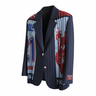 MÊME ROAD CDL-M6291G GIACCA Giacca doppiopetto plissettata