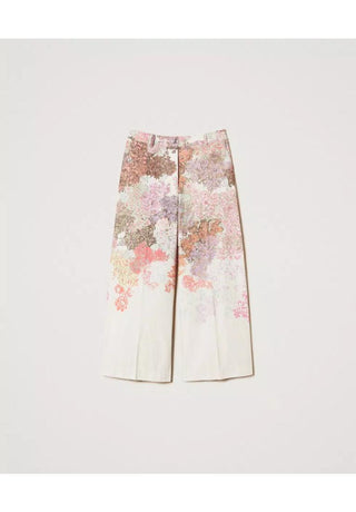 TWINSET ACTITUDE Pantaloni a fiori