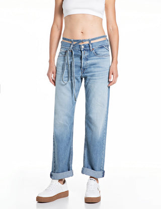 REPLAY Jeans boy fit con vita bassa e gamba dritta.