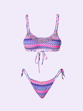 F**K Bikini Crazy Top con Slip Regolabile