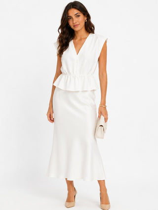 DIXIE Top con Volant