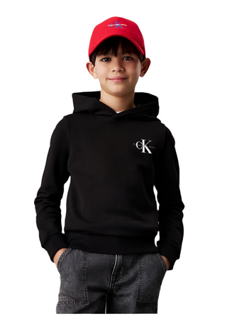 Calvin Klein Jeans Felpa con cappuccio con logo taglio relaxed