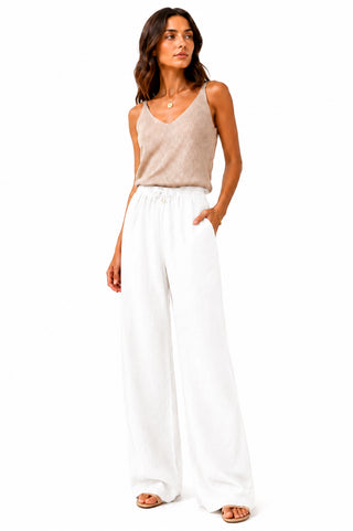DIXIE Pantalone in lino