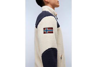 NAPAPIJRI Felpa in Pile con Zip Yupik