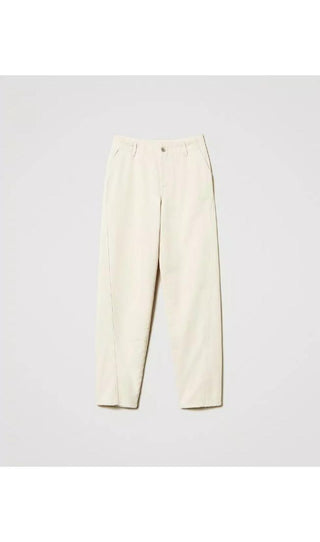 TWINSET ACTITUDE Pantaloni cotone organico