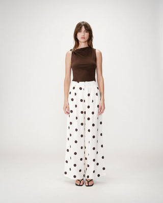 Grace & Mila Pantaloni pois gamba larga  Wynell