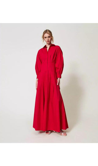 TWINSET ACTITUDE Abito lungo in  chemisier