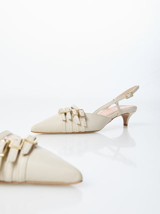 OVYE' Slingback in pelle