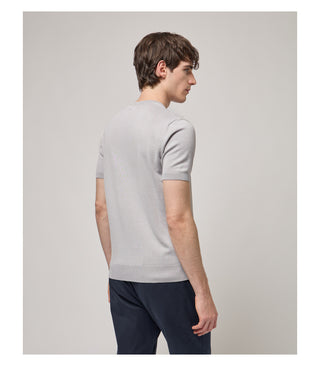 GIANNI LUPO Maglia in jersey  maniche corte a girocollo