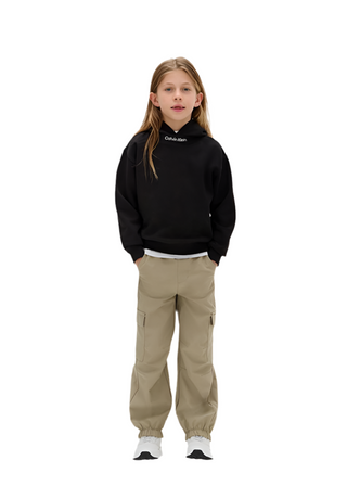 Calvin Klein Jeans Felpa con cappuccio taglio relaxed