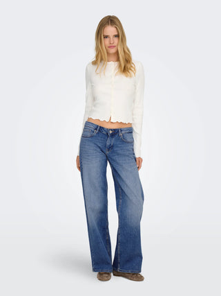 Only ONLJUDY-O Vita bassa Straight Fit Jeans