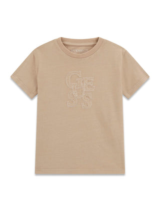 GUESS T-shirt con logo ricamato sul davanti