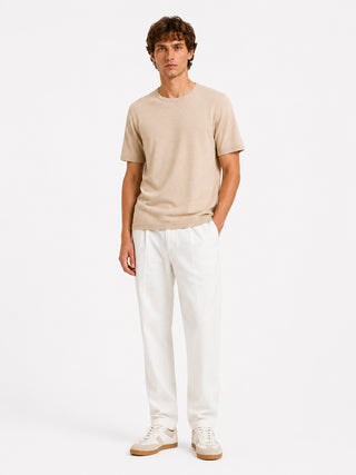 BERNA T-shirt in filo a girocollo