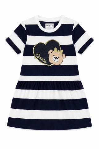 GUESS Vestito in maglia a righe