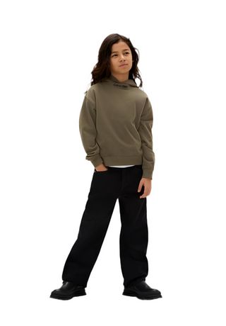 Calvin Klein Jeans Felpa con cappuccio taglio relaxed