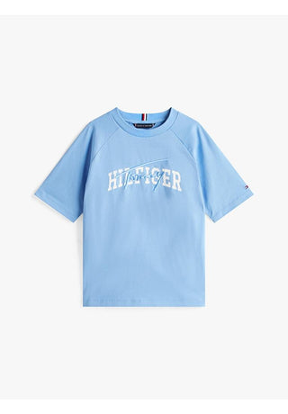Tommy Hilfiger T-shirt con maniche raglan e mix di loghi