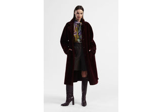 DIXIE Cappotto lungo con bottoni e cintura