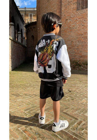 DISCLAIMER KIDS Bomber collo alla coreana