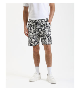 GIANNI LUPO Bermuda con stampa all over