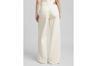 REPLAY W8247 .000.85422 PANTALONI Pantaloni wide leg con vita bassa e gamba ampia