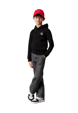 Calvin Klein Jeans Felpa con cappuccio con logo taglio relaxed