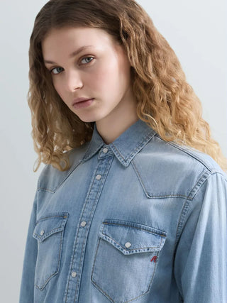 REPLAY Camicia in denim oversize