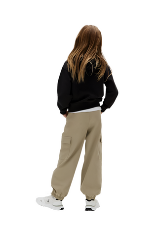 Calvin Klein Jeans Felpa con cappuccio taglio relaxed