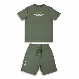 Aeronautica Militare T-shirt con bermuda cargo