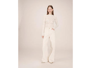 Grace & Mila T-shirt scollo tondo in pizzo