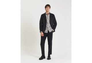 GIANNI LUPO GL7827S CAMICIA Camicia  floreale in velluto a coste